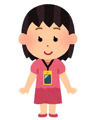 スマートフォンを見る人のイラスト