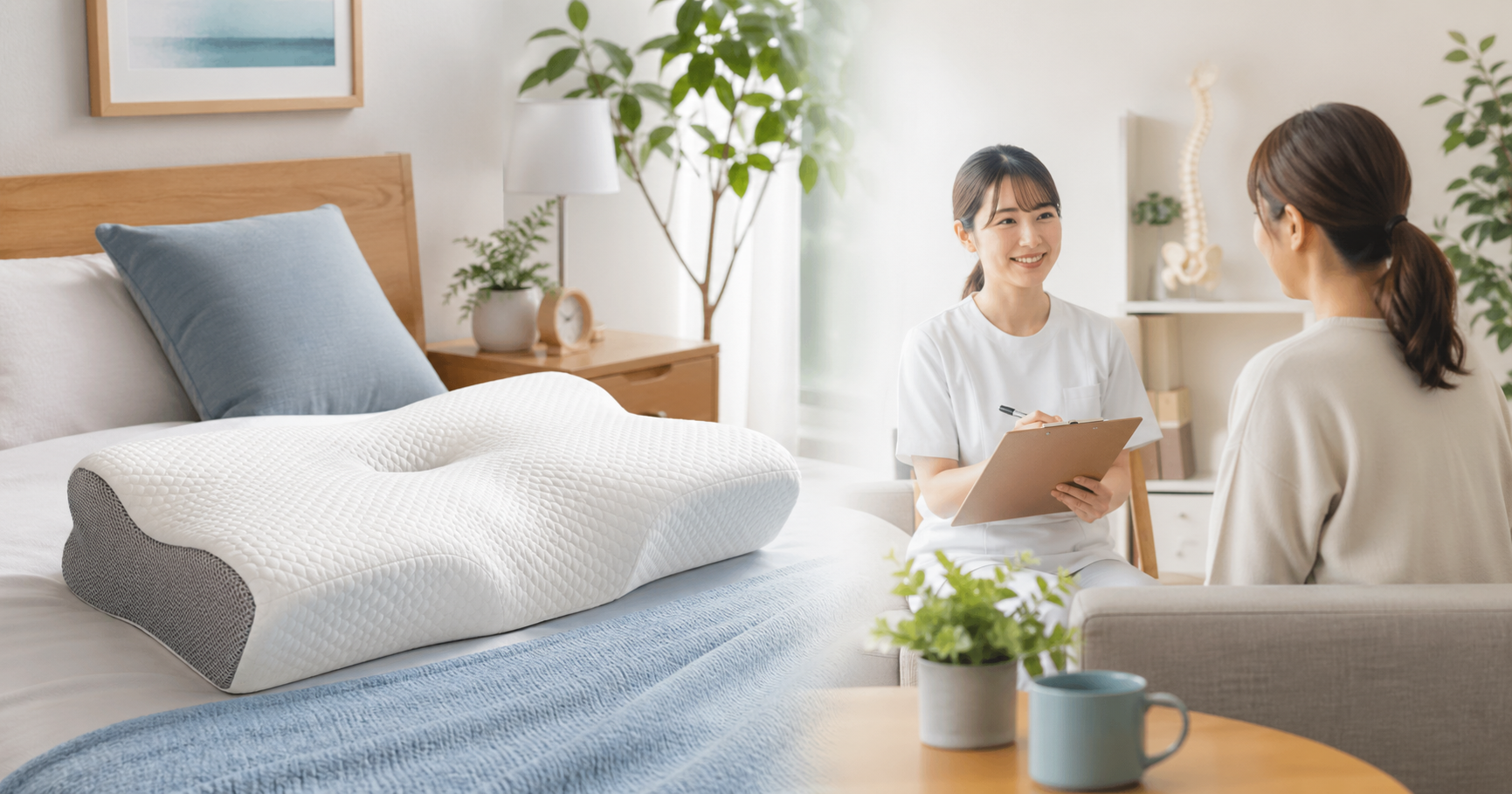 整体と睡眠セルフケアの相談イメージ